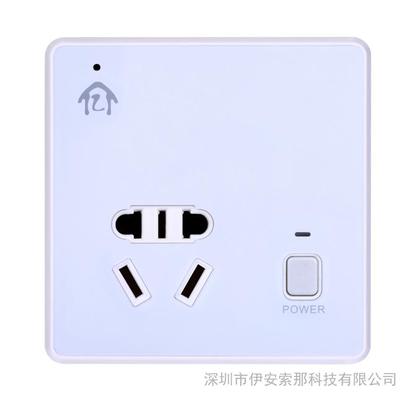 供應億萬家億萬家 智能電控器 86新國標電控器10A(二代)YWJ-DKQ10-B 深圳億萬家無線智能家居廠家圖片_高清圖_細節(jié)圖-深圳市伊安索那科技 -